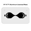 4 X 7 Aluminum License Plate  Thumbnail