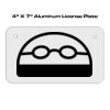 4 X 7 Aluminum License Plate  Thumbnail