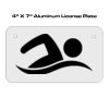 4 X 7 Aluminum License Plate  Thumbnail