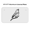 4 X 7 Aluminum License Plate  Thumbnail
