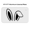 4 X 7 Aluminum License Plate  Thumbnail