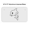 4 X 7 Aluminum License Plate  Thumbnail