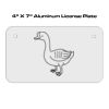 4 X 7 Aluminum License Plate  Thumbnail