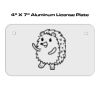 4 X 7 Aluminum License Plate  Thumbnail