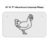 4 X 7 Aluminum License Plate  Thumbnail