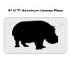 4 X 7 Aluminum License Plate  Thumbnail