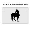 4 X 7 Aluminum License Plate  Thumbnail