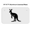 4 X 7 Aluminum License Plate  Thumbnail