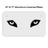 4 X 7 Aluminum License Plate  Thumbnail
