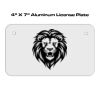 4 X 7 Aluminum License Plate  Thumbnail