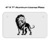 4 X 7 Aluminum License Plate  Thumbnail