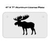 4 X 7 Aluminum License Plate  Thumbnail