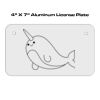4 X 7 Aluminum License Plate  Thumbnail