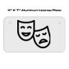 4 X 7 Aluminum License Plate  Thumbnail