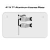 4 X 7 Aluminum License Plate  Thumbnail