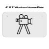 4 X 7 Aluminum License Plate  Thumbnail