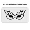 4 X 7 Aluminum License Plate  Thumbnail