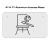 4 X 7 Aluminum License Plate  Thumbnail