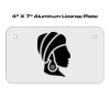 4 X 7 Aluminum License Plate  Thumbnail