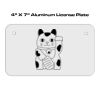 4 X 7 Aluminum License Plate  Thumbnail