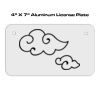 4 X 7 Aluminum License Plate  Thumbnail