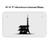4 X 7 Aluminum License Plate  Thumbnail