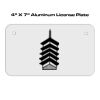 4 X 7 Aluminum License Plate  Thumbnail