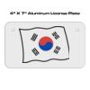 4 X 7 Aluminum License Plate  Thumbnail
