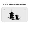 4 X 7 Aluminum License Plate  Thumbnail