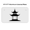 4 X 7 Aluminum License Plate  Thumbnail