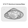 4 X 7 Aluminum License Plate  Thumbnail