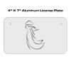 4 X 7 Aluminum License Plate  Thumbnail