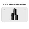 4 X 7 Aluminum License Plate  Thumbnail