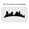 4 X 7 Aluminum License Plate  Thumbnail