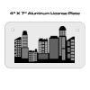 4 X 7 Aluminum License Plate  Thumbnail