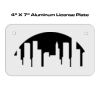 4 X 7 Aluminum License Plate  Thumbnail
