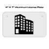 4 X 7 Aluminum License Plate  Thumbnail