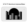 4 X 7 Aluminum License Plate  Thumbnail