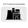 4 X 7 Aluminum License Plate  Thumbnail