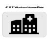 4 X 7 Aluminum License Plate  Thumbnail
