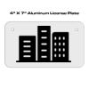 4 X 7 Aluminum License Plate  Thumbnail