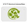 4 X 7 Aluminum License Plate  Thumbnail