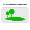 4 X 7 Aluminum License Plate  Thumbnail