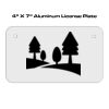 4 X 7 Aluminum License Plate  Thumbnail