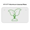 4 X 7 Aluminum License Plate  Thumbnail