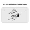 4 X 7 Aluminum License Plate  Thumbnail
