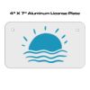 4 X 7 Aluminum License Plate  Thumbnail