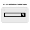4 X 7 Aluminum License Plate  Thumbnail