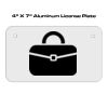 4 X 7 Aluminum License Plate  Thumbnail