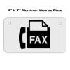 4 X 7 Aluminum License Plate  Thumbnail